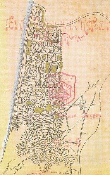 Patrick Geddes 1925 plan for Tel Aviv